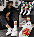 Chaussettes Graphiques Streetwear – Style Coloré & Original